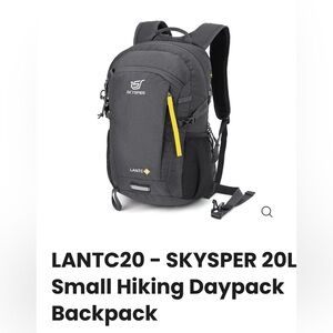 Skysper NWT 20L Lightweight Travel Backpack Daypack dark gray hiking outdoor